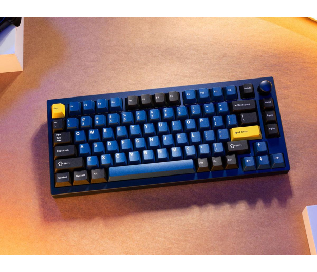 Keychron Lemokey P1 QMK/VIA Custom Gaming Keyboard Super Brown Knob - 1507488 - zdjęcie 3